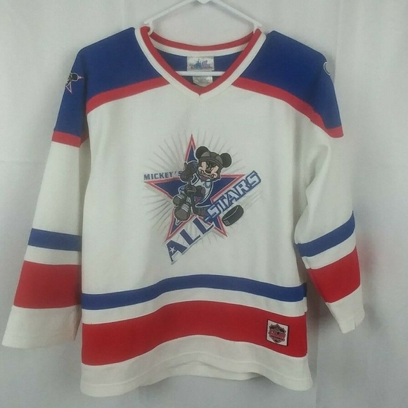 Disney Other - Mickeys All Stars Hockey Jersey Boys XL 14/16